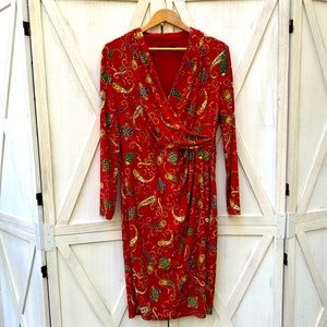 Lauren Ralph Lauren long sleeved dress. Size: 10